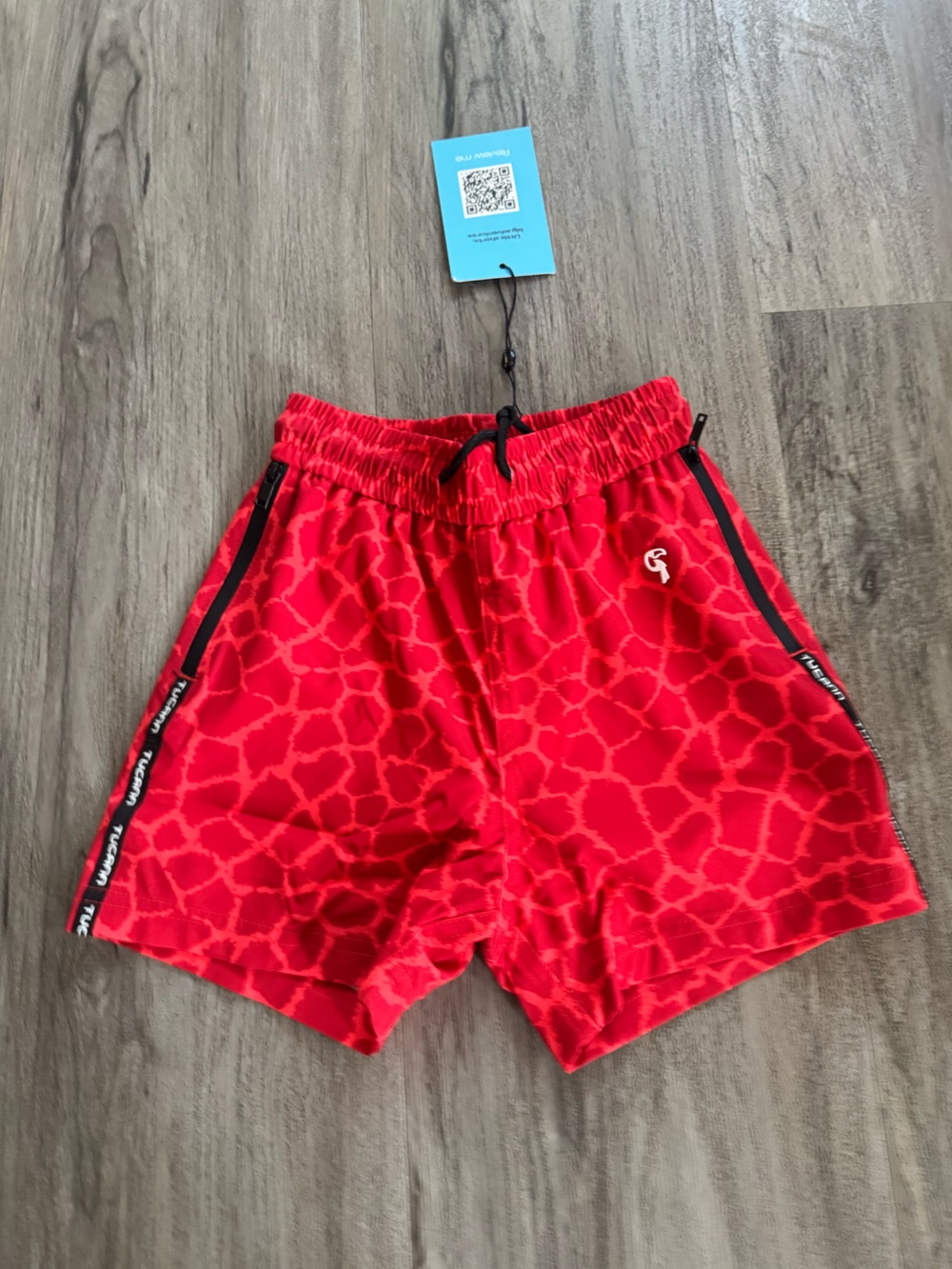 Tucann Kids Shorts-Red Mirage